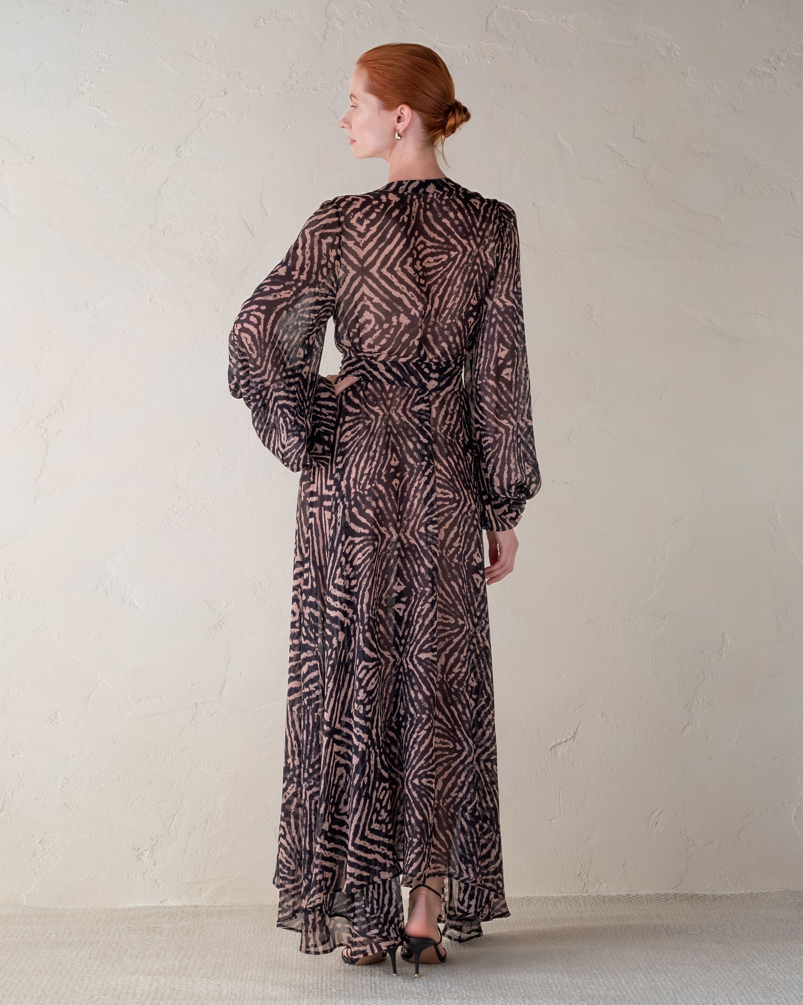 Sheer Blossom Robe