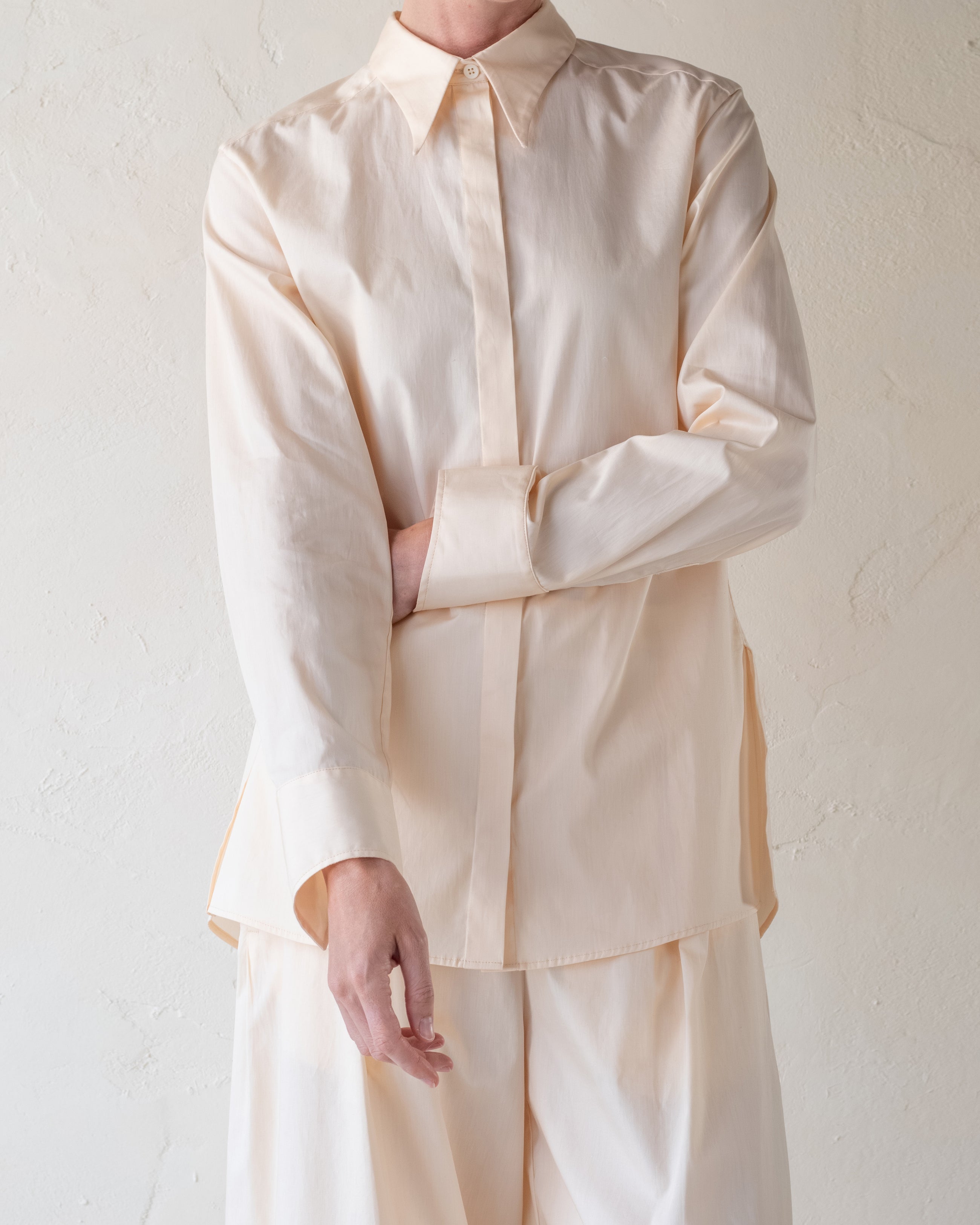 Winged Button Up