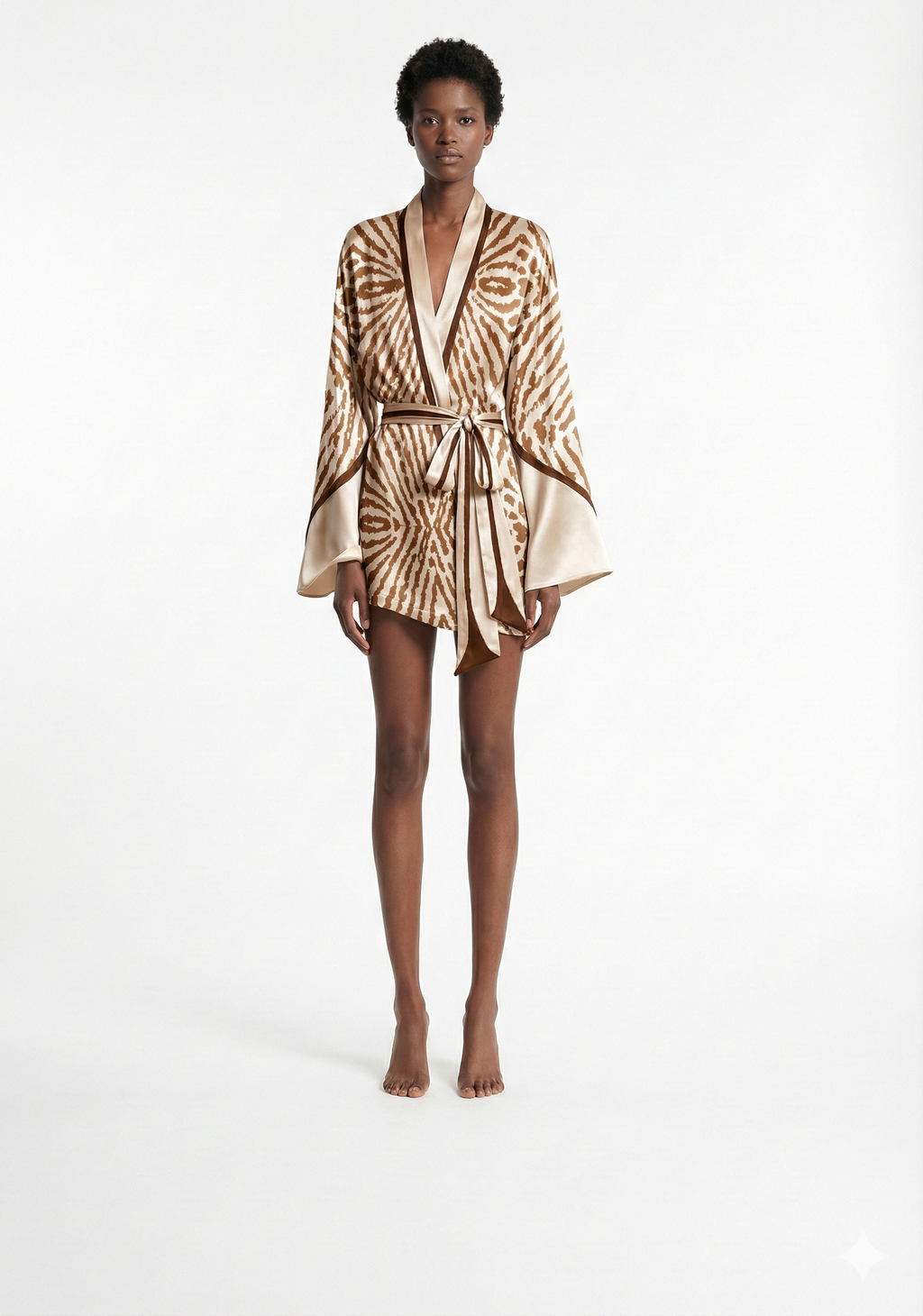 Accented Kimono Wrap Top