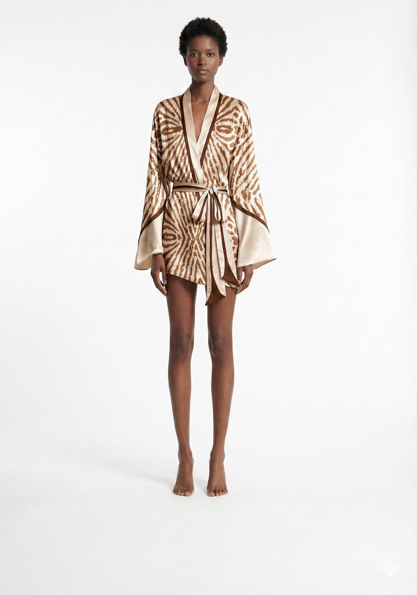 Accented Kimono Wrap Top