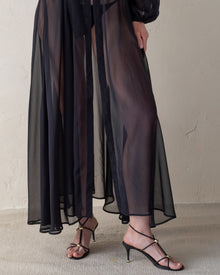Sheer Blossom Robe