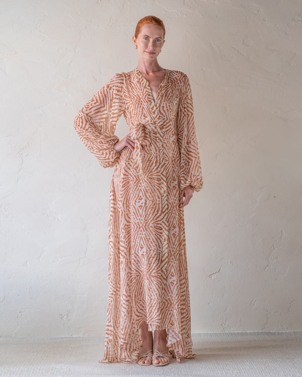 Sheer Blossom Robe