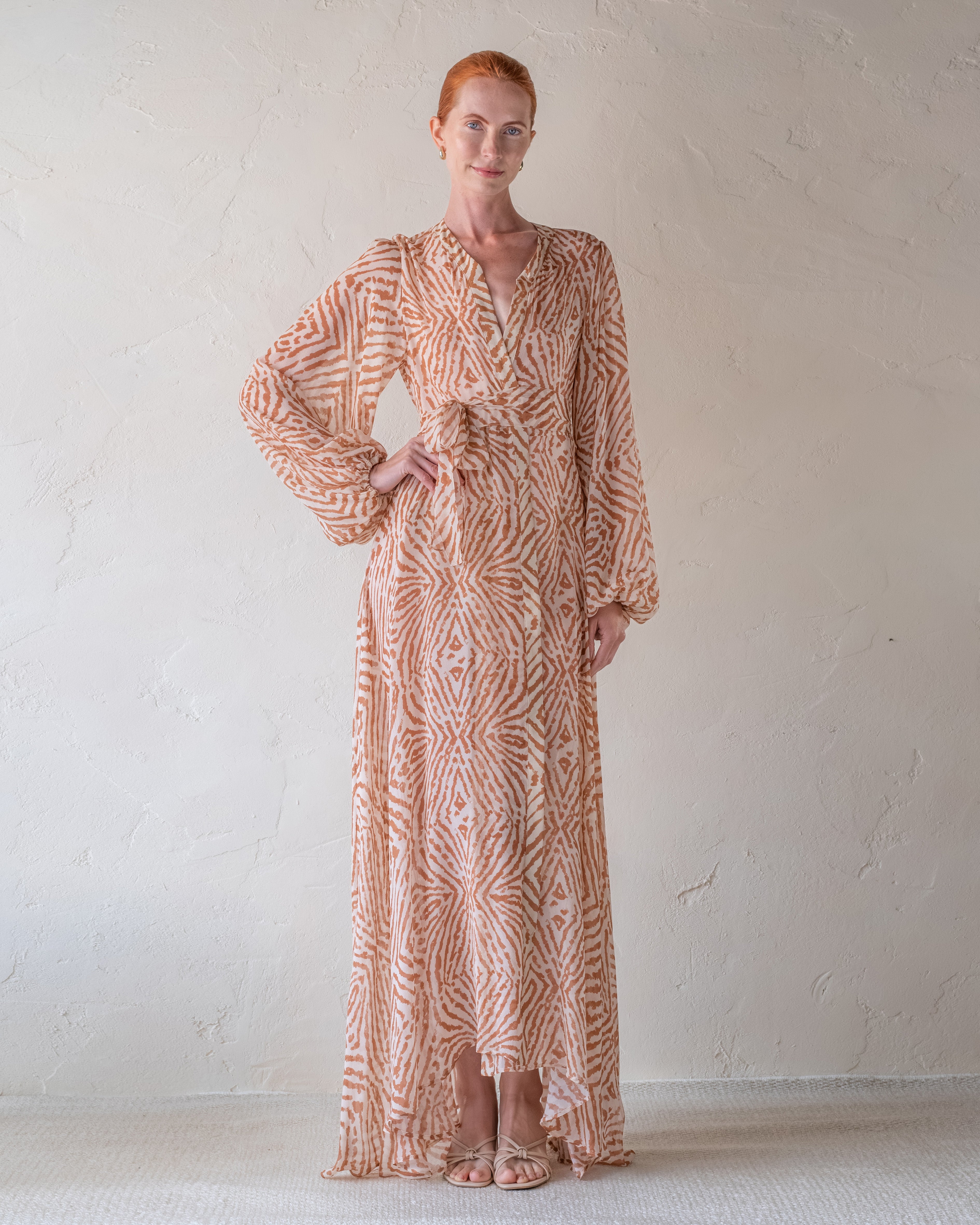 Sheer Blossom Robe