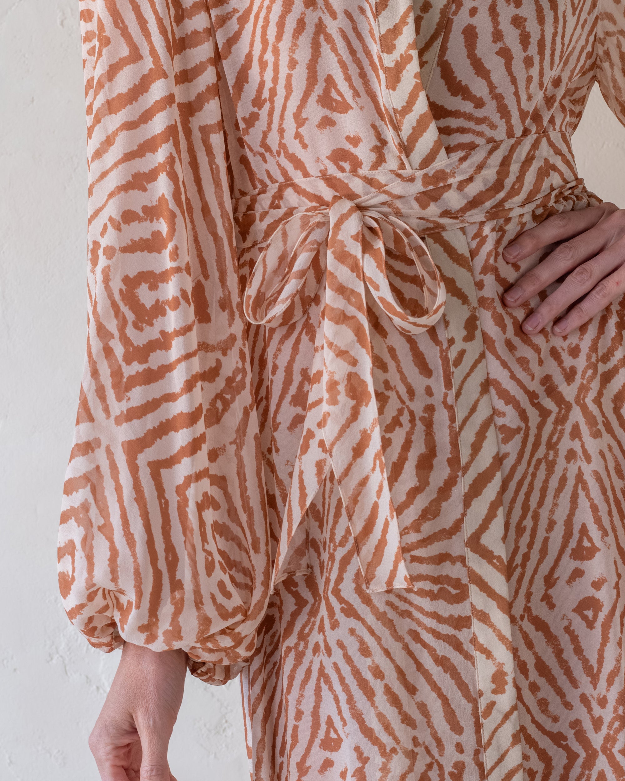 Sheer Blossom Robe