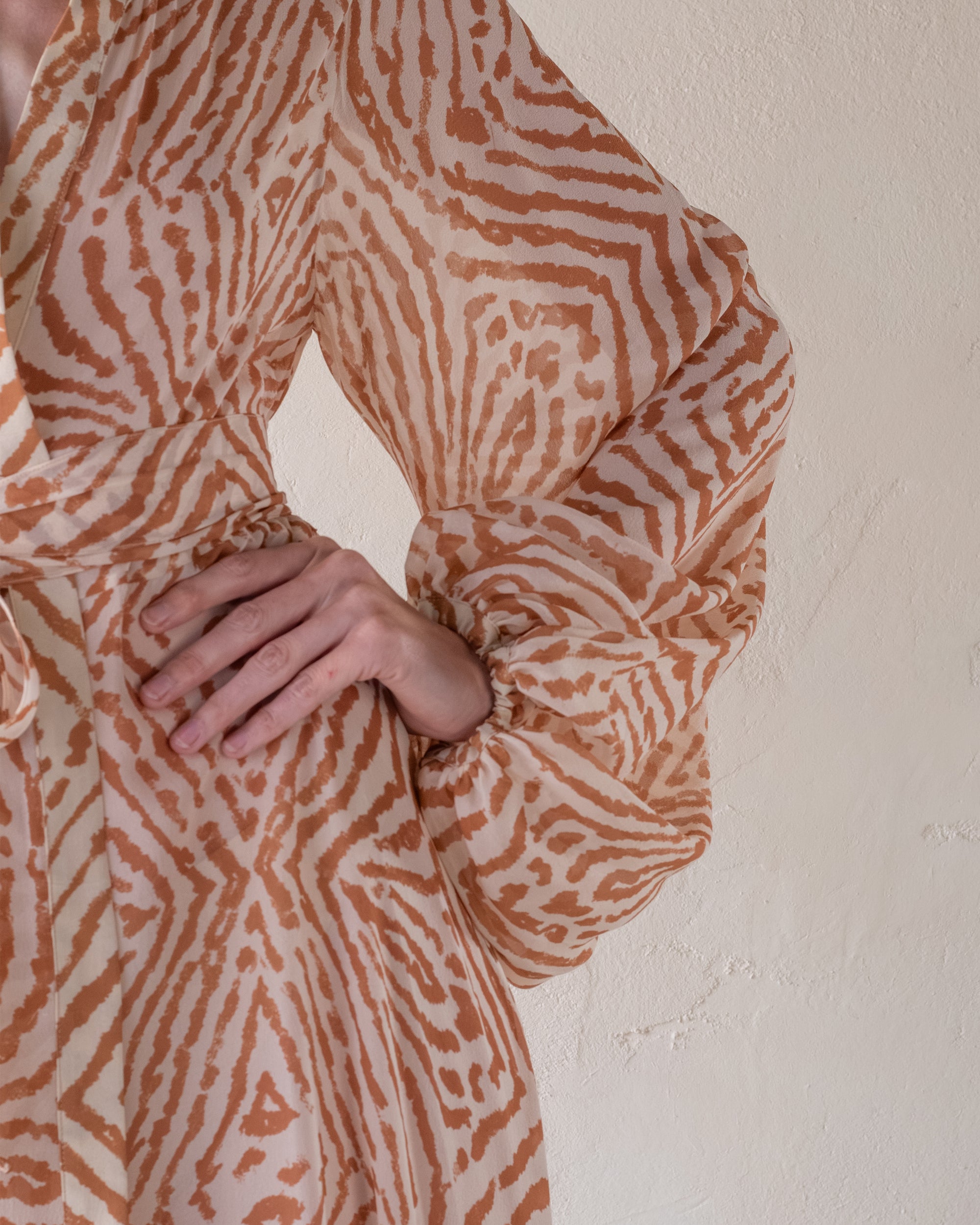 Sheer Blossom Robe