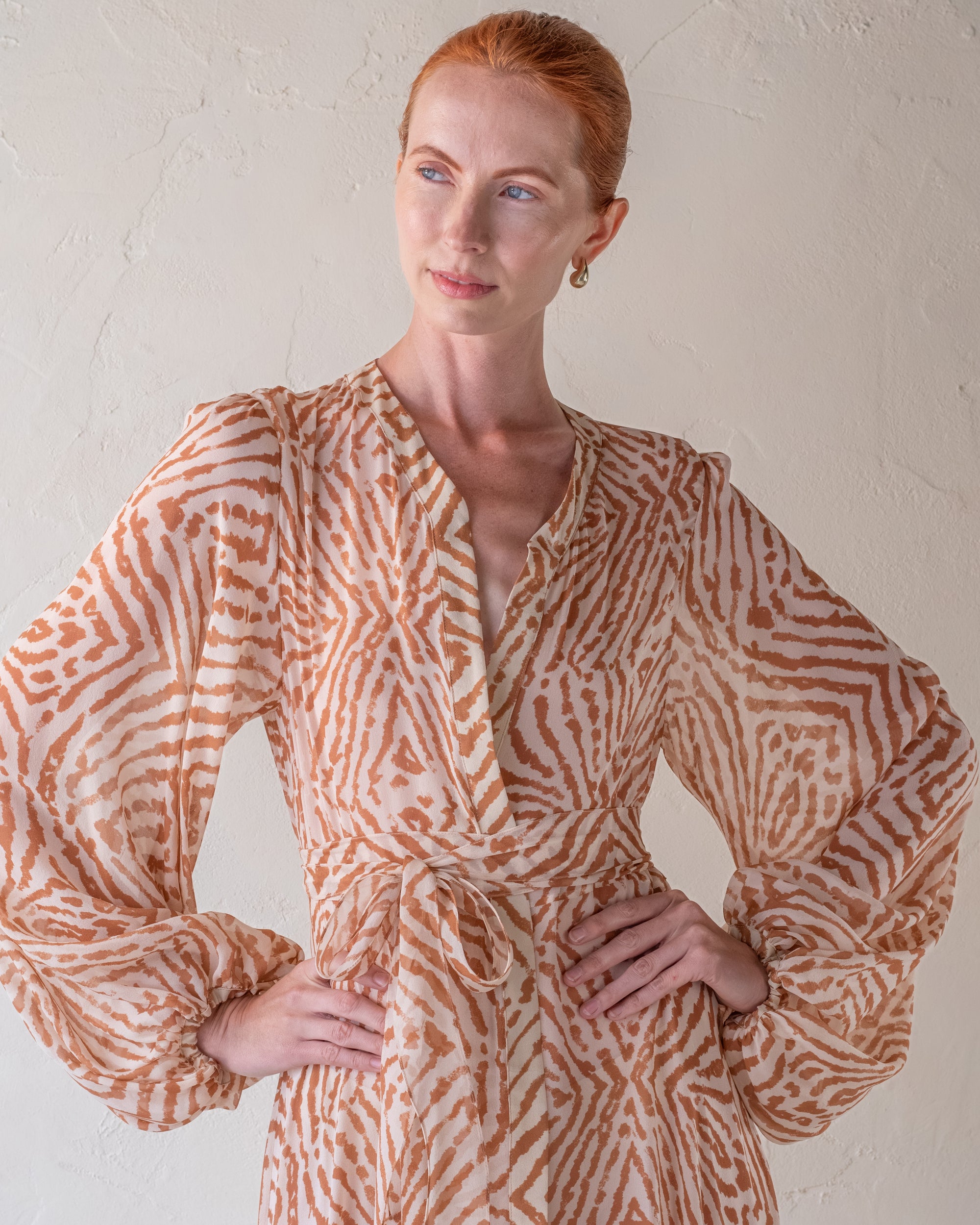 Sheer Blossom Robe