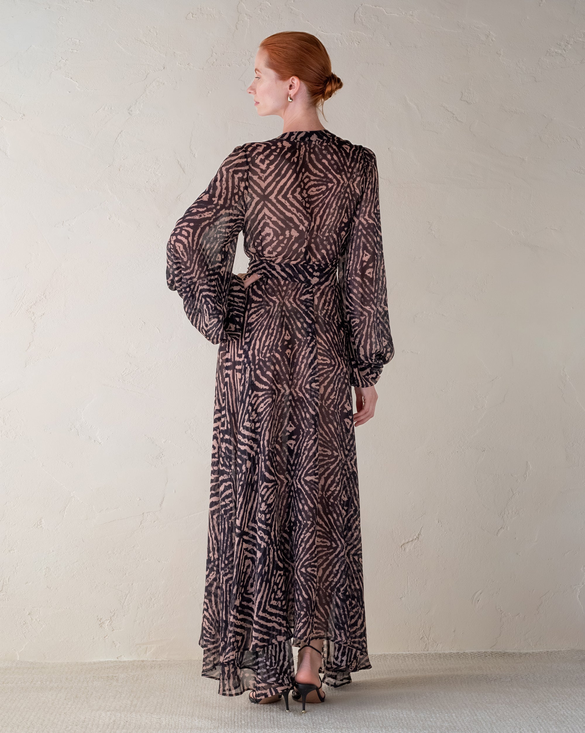 Sheer Blossom Robe