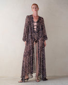 Sheer Blossom Robe