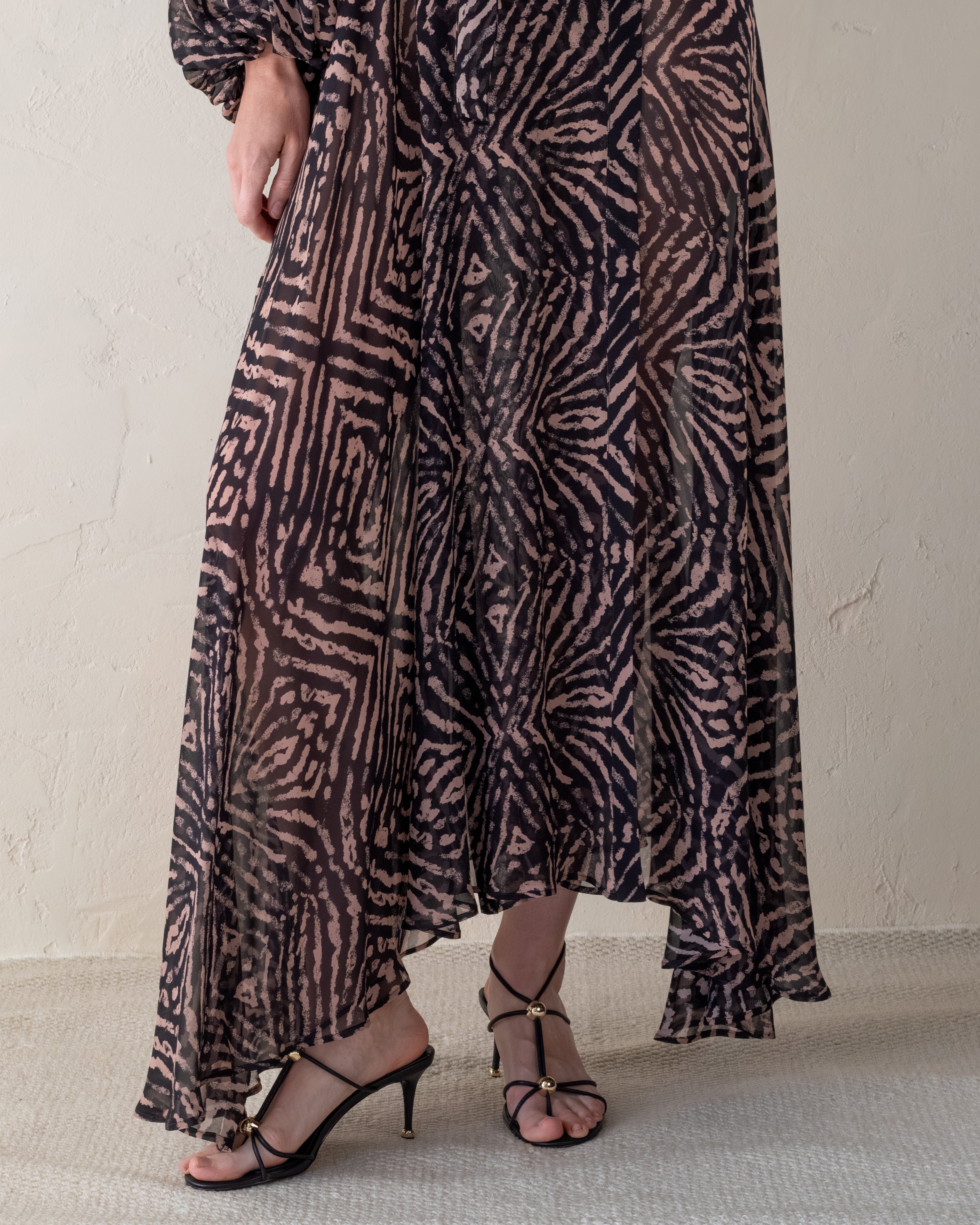 Sheer Blossom Robe
