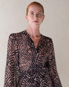 Sheer Blossom Robe