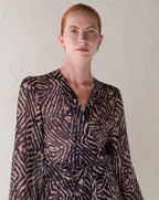 Sheer Blossom Robe