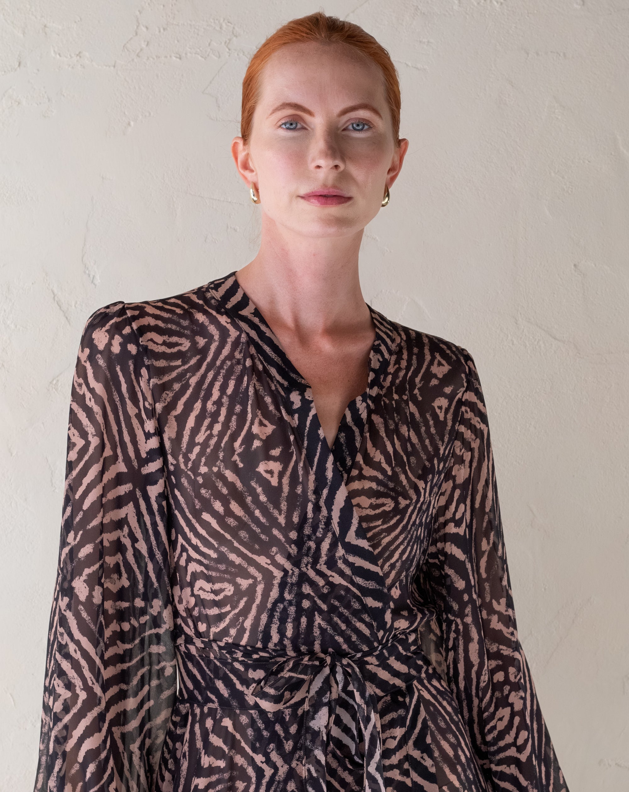 Sheer Blossom Robe