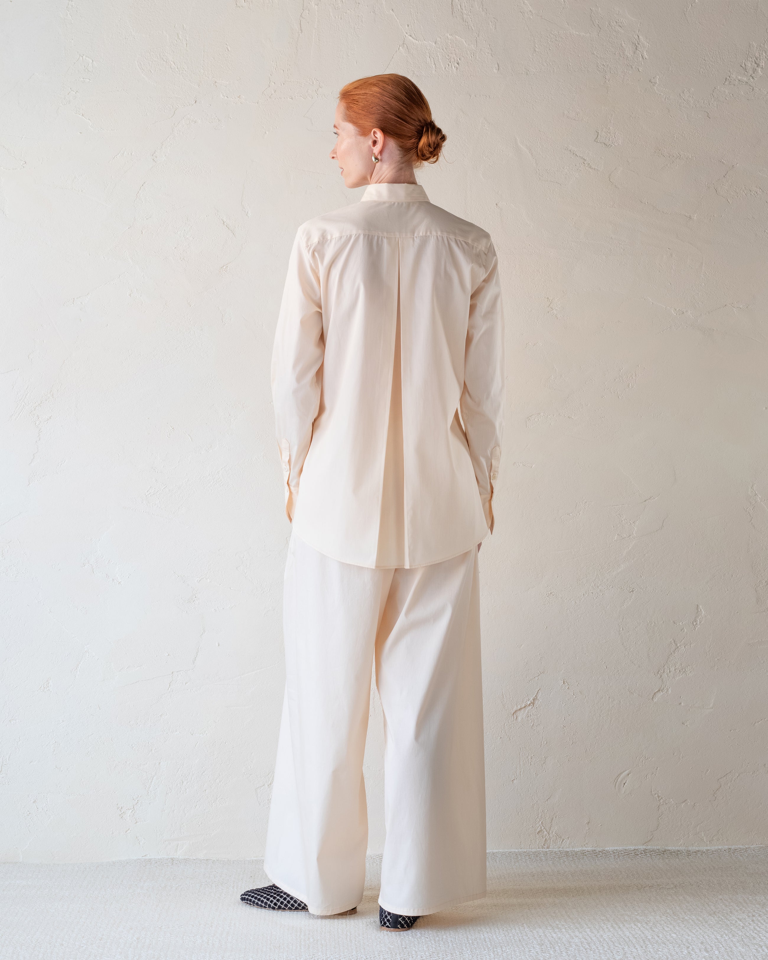 Winged Button Up