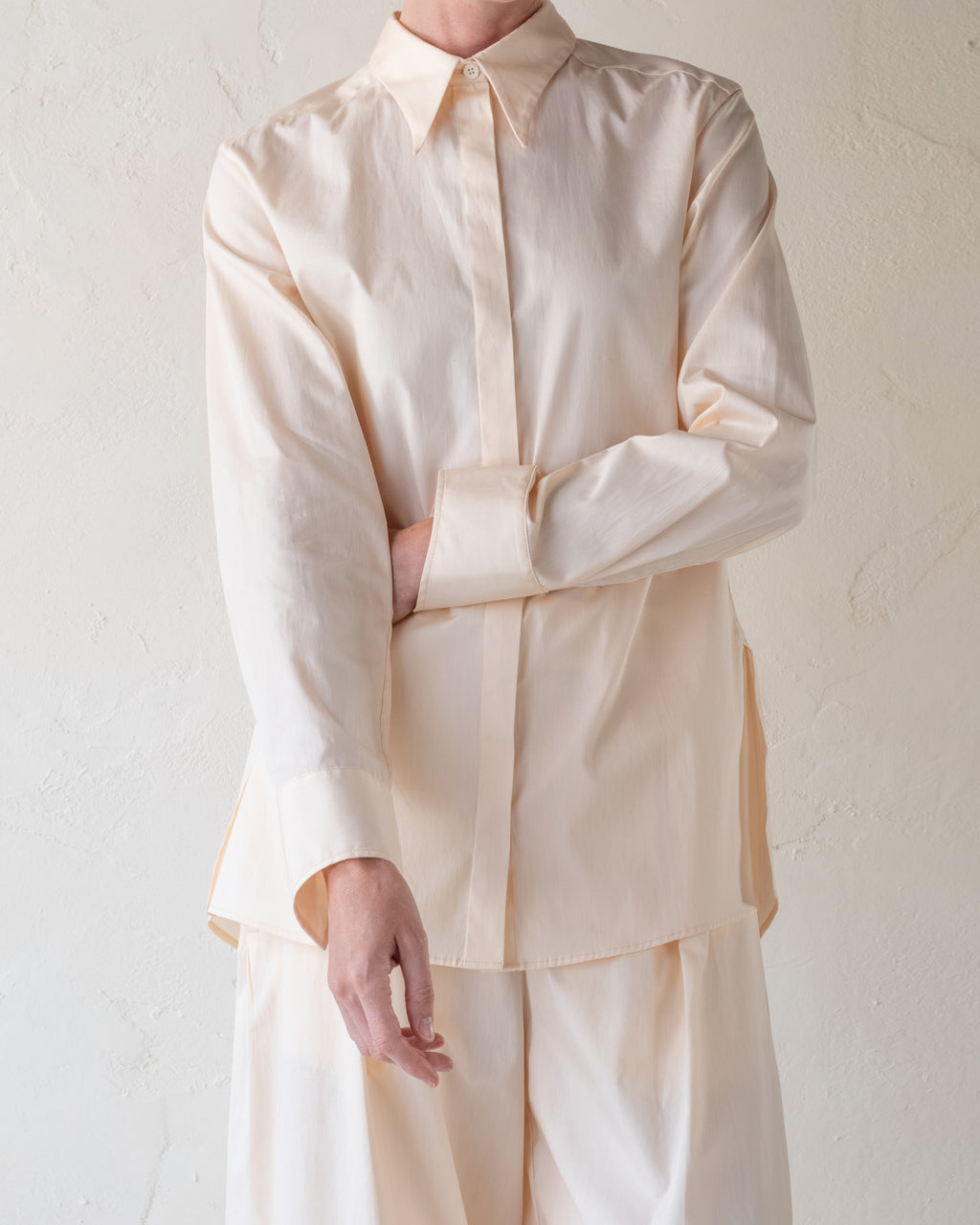 Winged Button Up