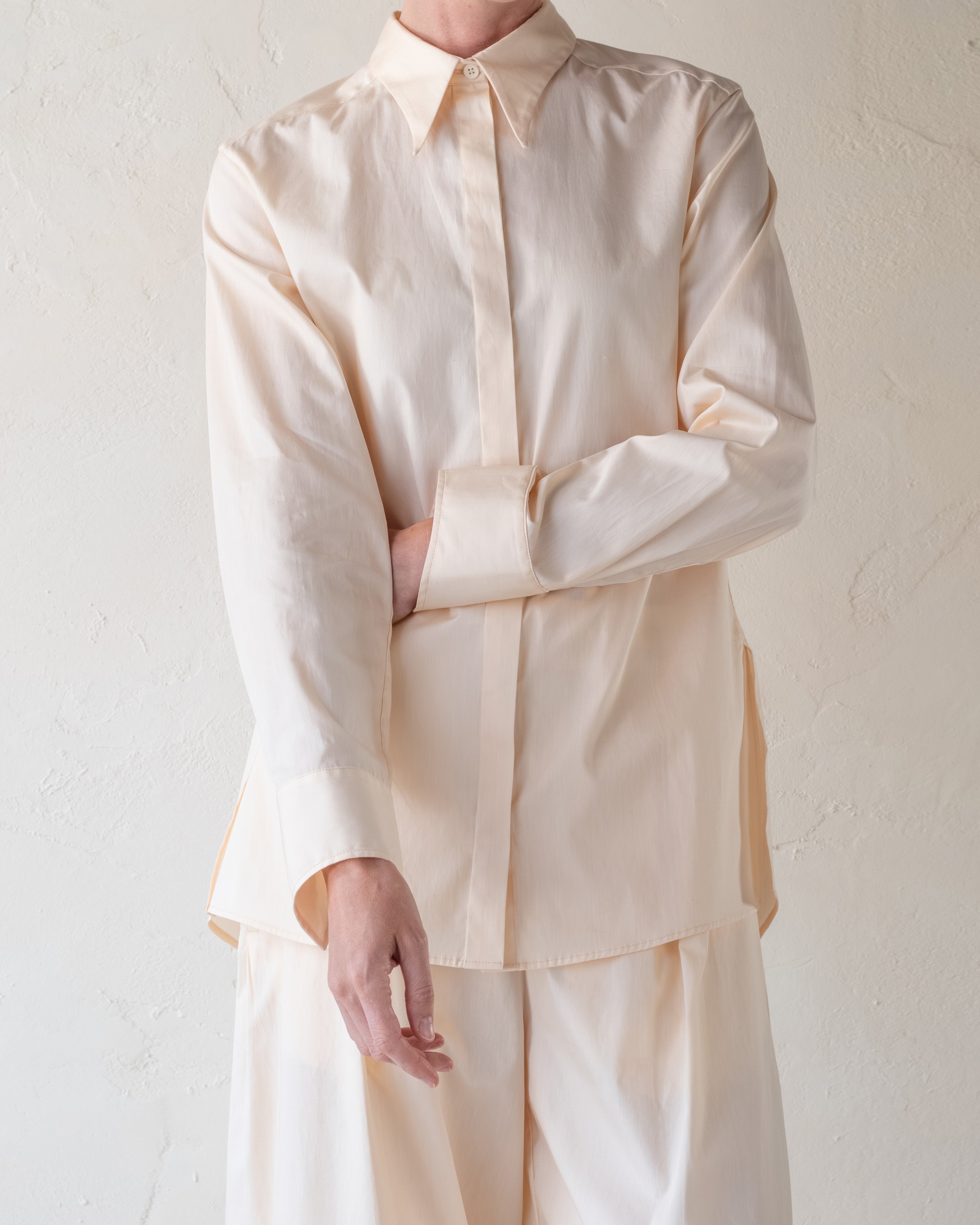 Winged Button Up