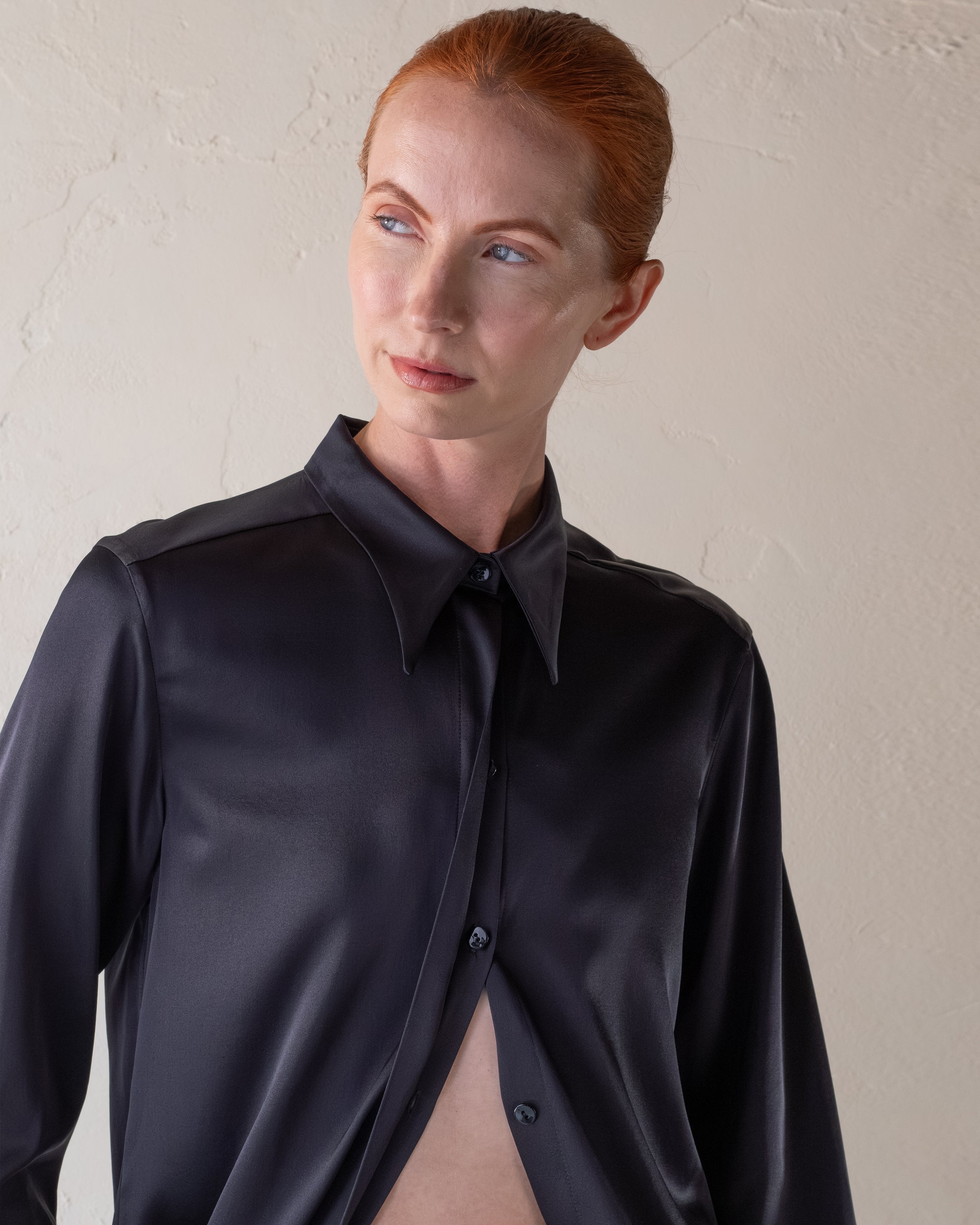 Winged Button Up