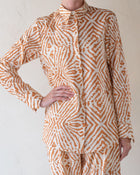 Winged Button Up