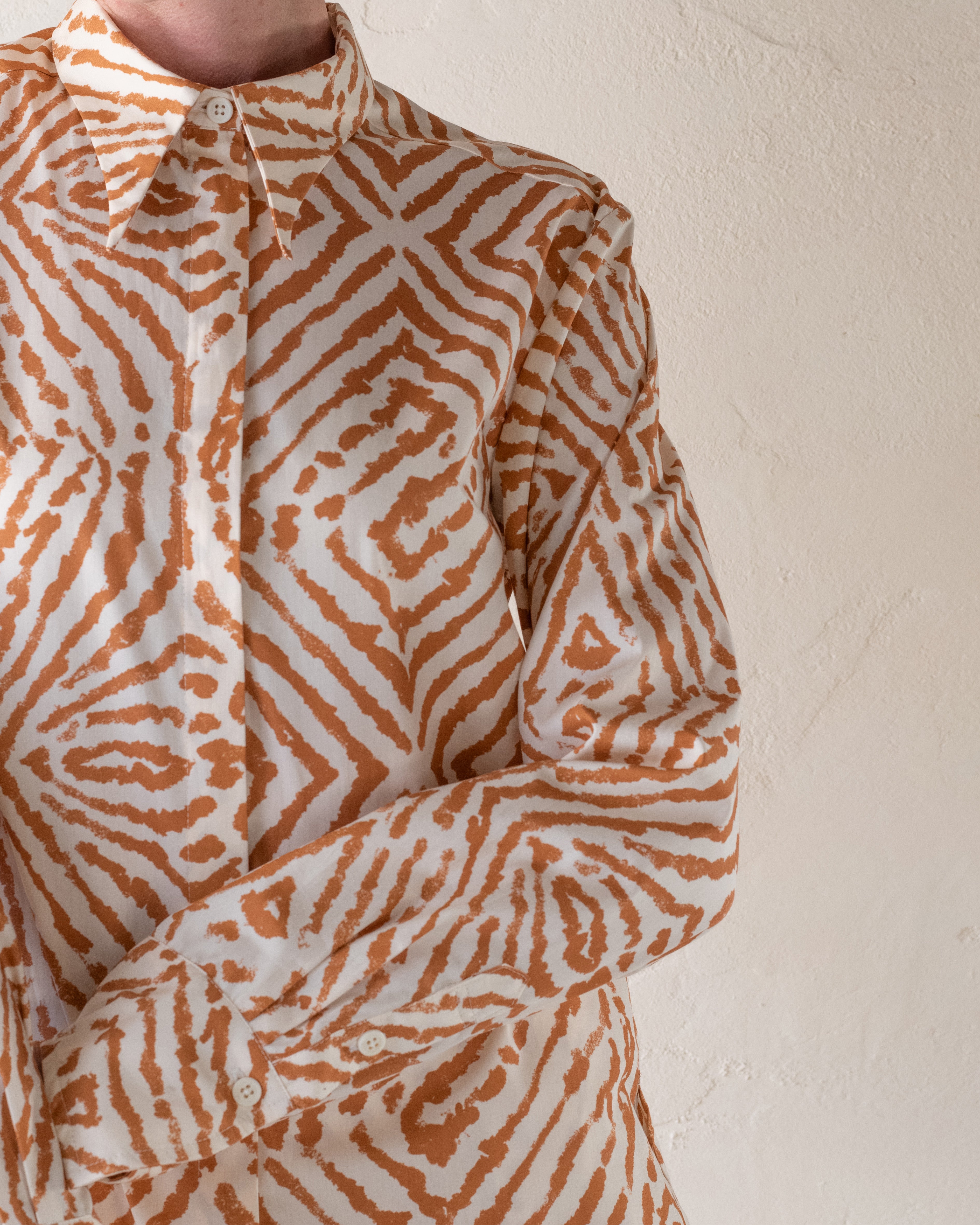 Winged Button Up