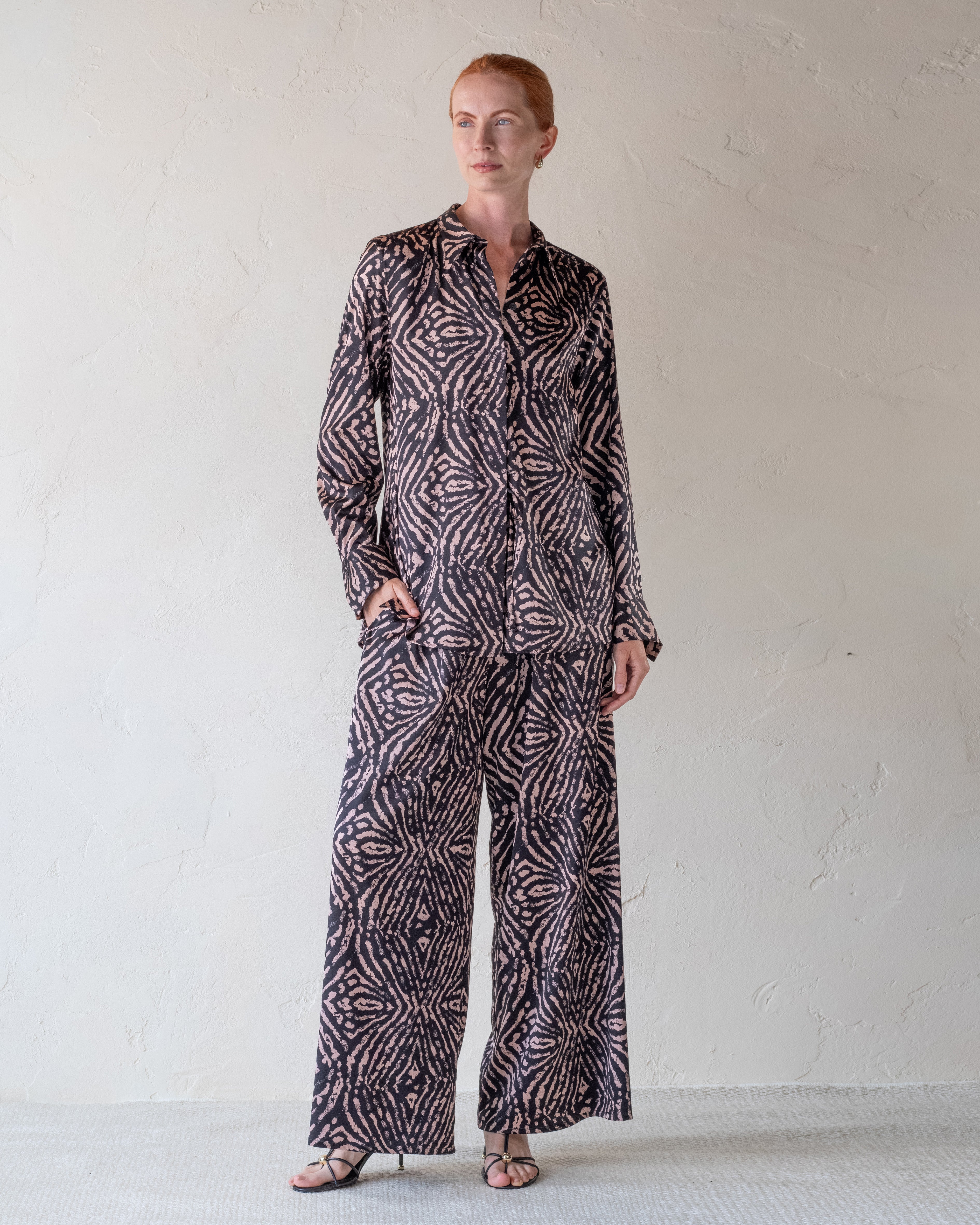 Winged Button Up