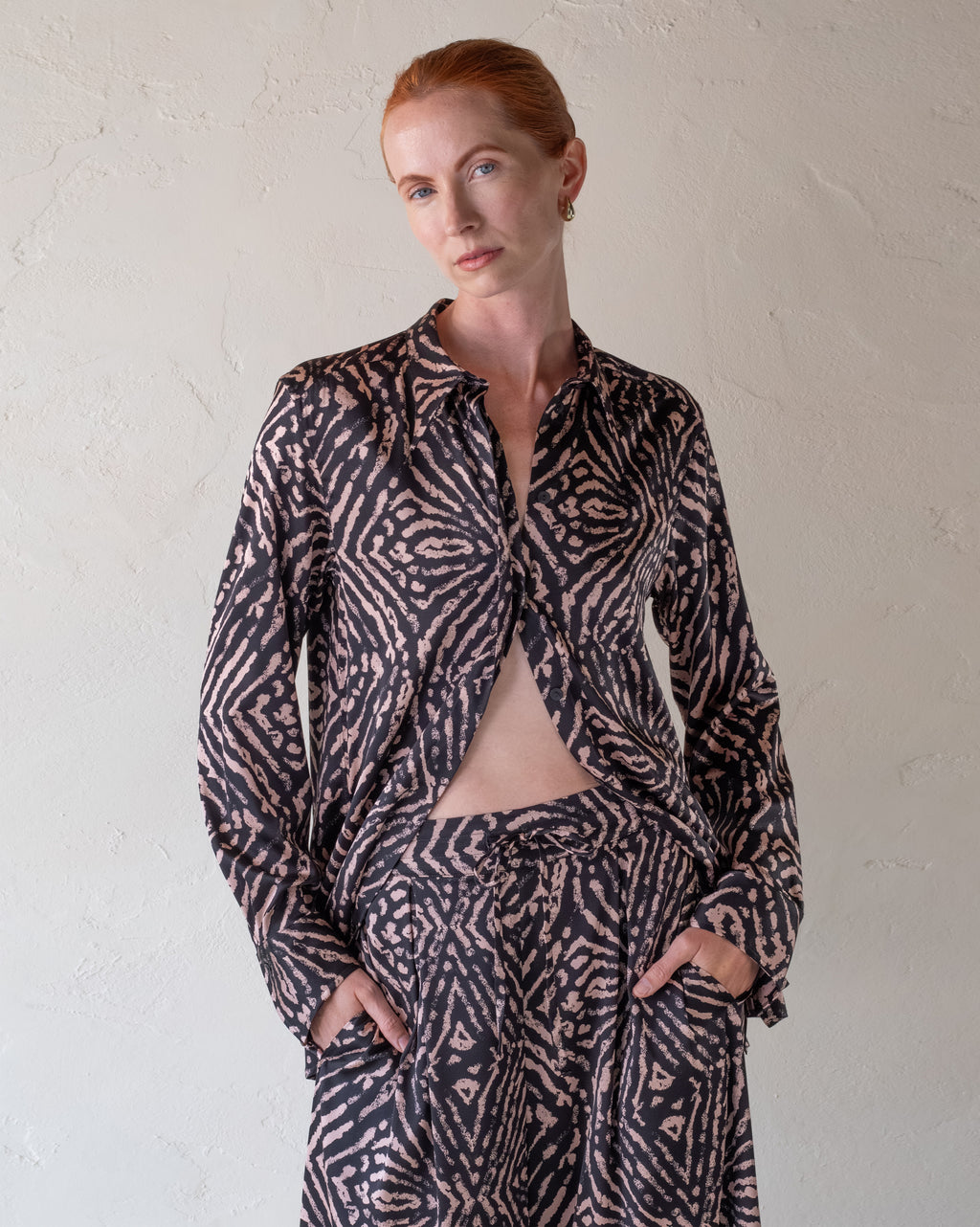 Winged Button Up