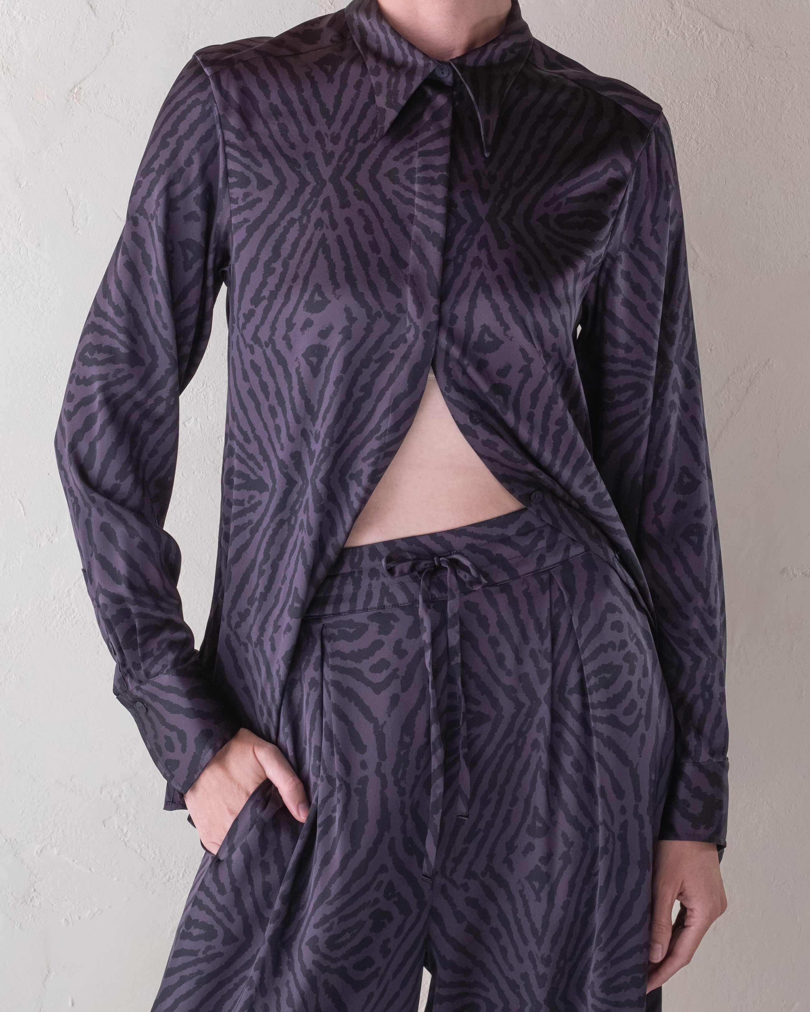 Winged Button Up